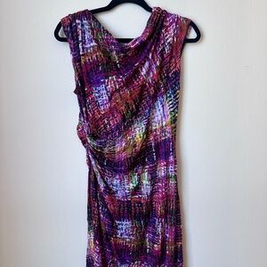 Lafayette 148 Multicolor Sleeveless Dress